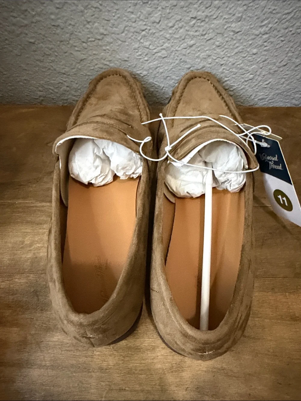 Men's Tan Penny Loafers size 11
